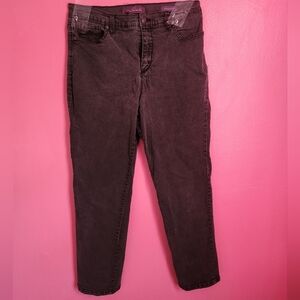 Gloria Vanderbilt Dark Gray Ankle Jeans